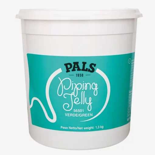 Gelatina per decorare torte verde