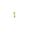 Numero 1 oro per candeline
