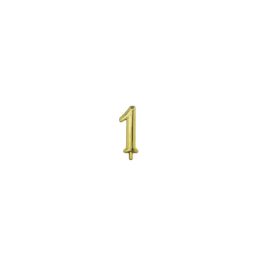 Numero 1 oro per candeline