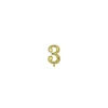Numero 3 oro per candeline