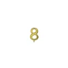 Numero 8 oro per candeline