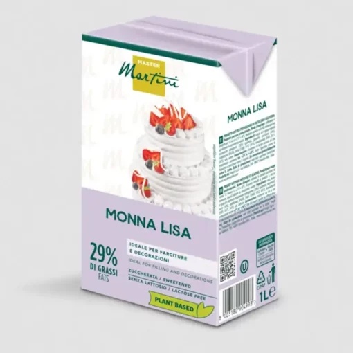 Panna Monna Lisa zuccherata con il 29% di grassi vegetali