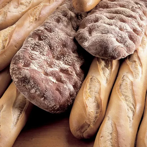 Pane realizzato con la pasta acida in polvere