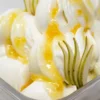 Gelato realizzato con la pasta pera