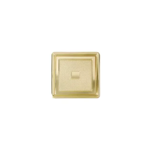 Piatto dorato quadrato per torte