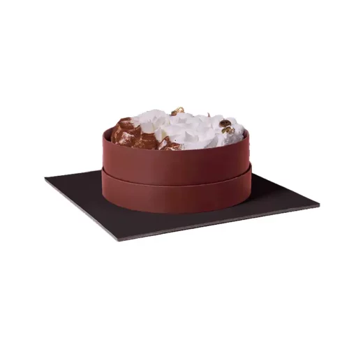 Piatto in carta quadrato per torte