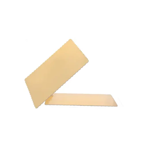 Piatto in carta rettangolare per torte