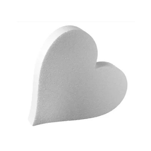 Polistirolo per torte a cuore