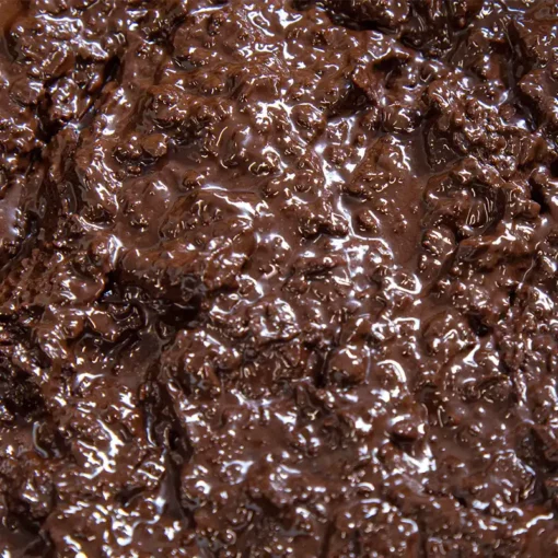 Pralinato al cioccolato fondente con crepes