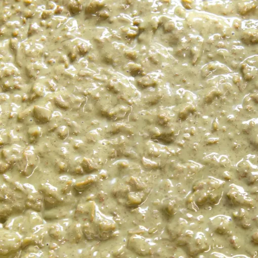 Pralinato al pistacchio e cioccolato bianco con crepes