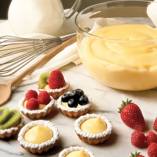 Preparato per crema pasticcera a caldo