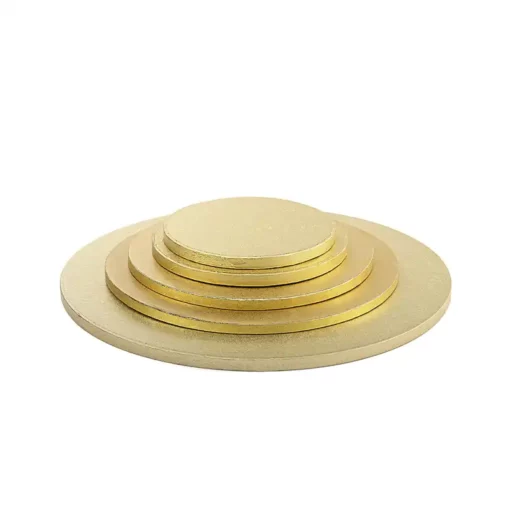 Sottotorta tondo dorato