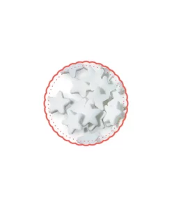 Stelline bianche in zucchero per decorazione