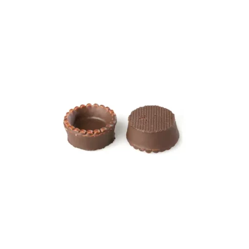 Tartellette di pasta frolla glassate al cioccolato