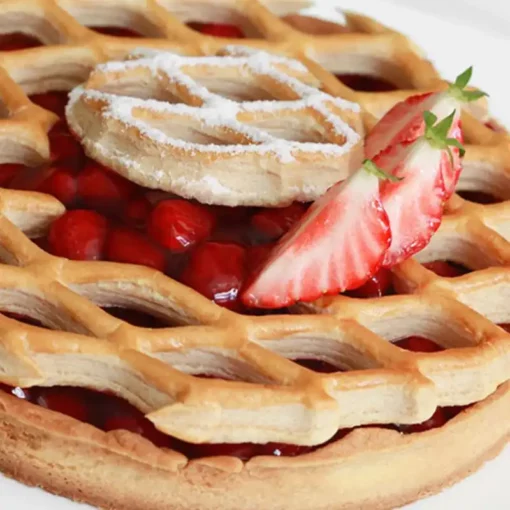 Torta con la Composta di fragole 70% di frutta