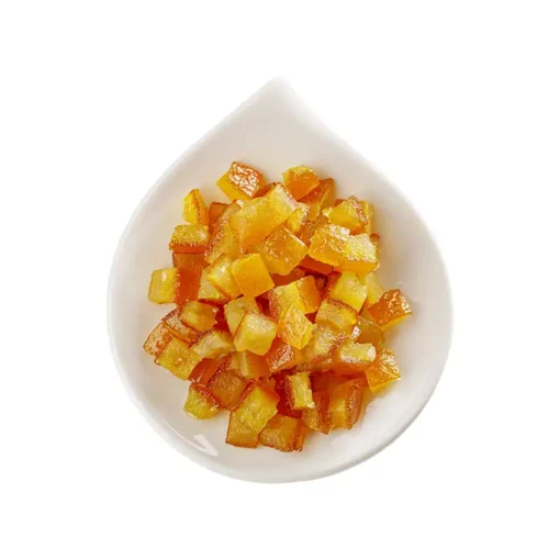 Scorzone d'arancio a cubetti semicandito