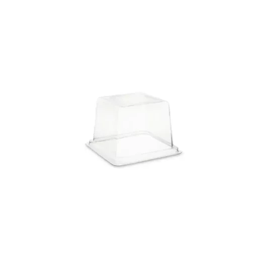 Coperchio per piatto quadrato per torte